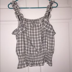 E M cropped tank top!!